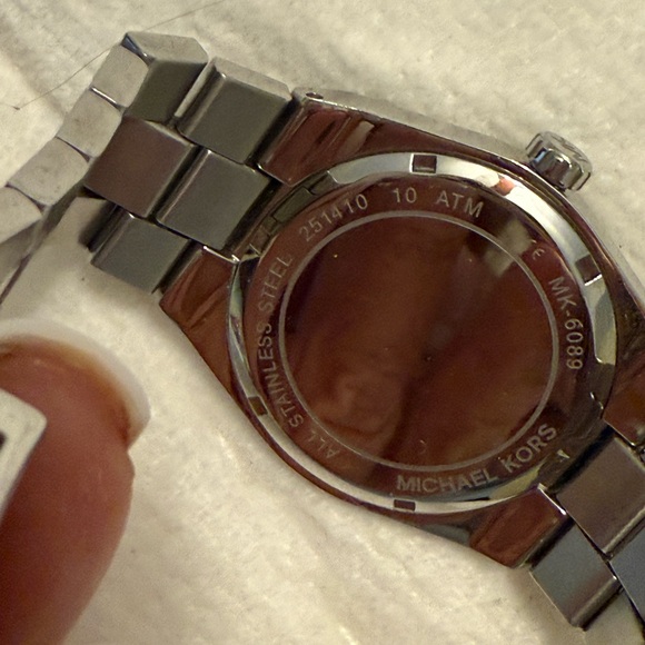 Michael Kors MK6089 Ladies Channing Black Stainless Steel - Picture 8 of 16